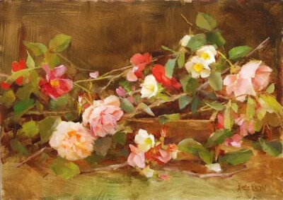 凯西·安德森（Kathy Anderson）美国女画家。她以对花卉和花园的独特诠释以及优美的风景而闻名，主要从事生活中的油画作品创作。