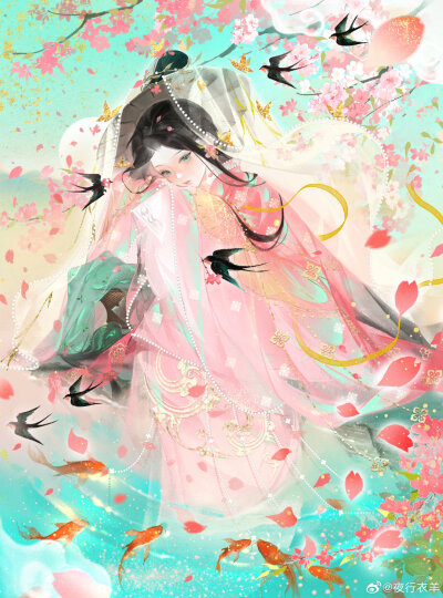 插画精选｜画师：夜行衣羊