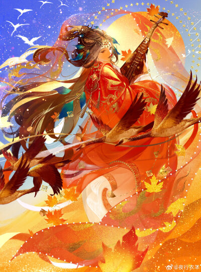 插画精选｜画师：夜行衣羊