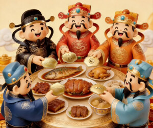 比亚迪五路财神品牌勋章