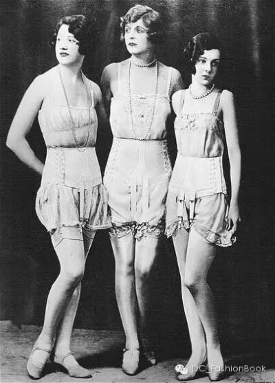 1920s Lingerie Models