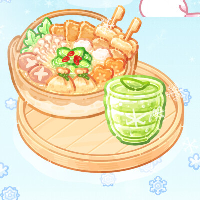 糖葫芦达人·雪中温泉美食