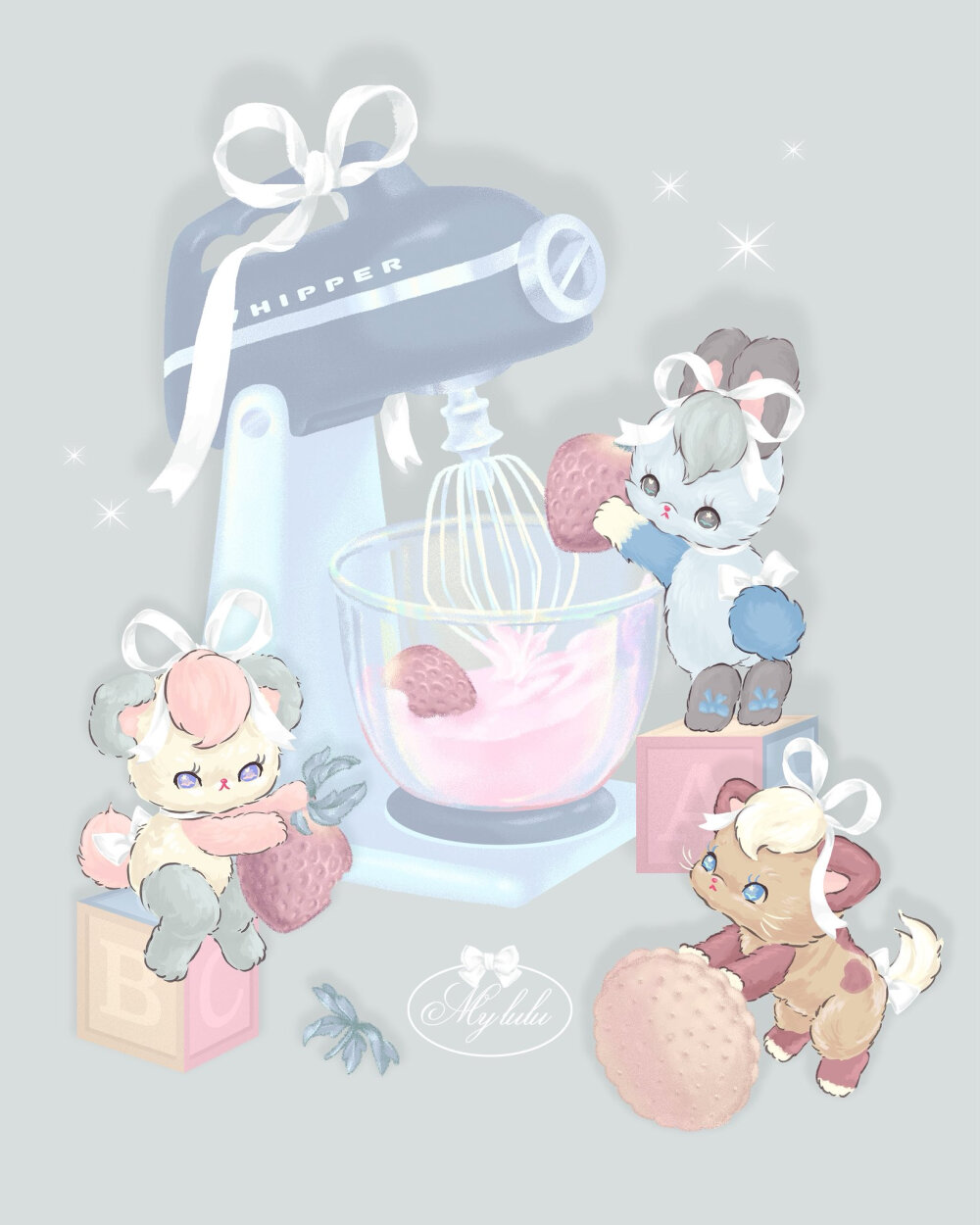 画师：Ms LUTRA 插画收藏 昭和风