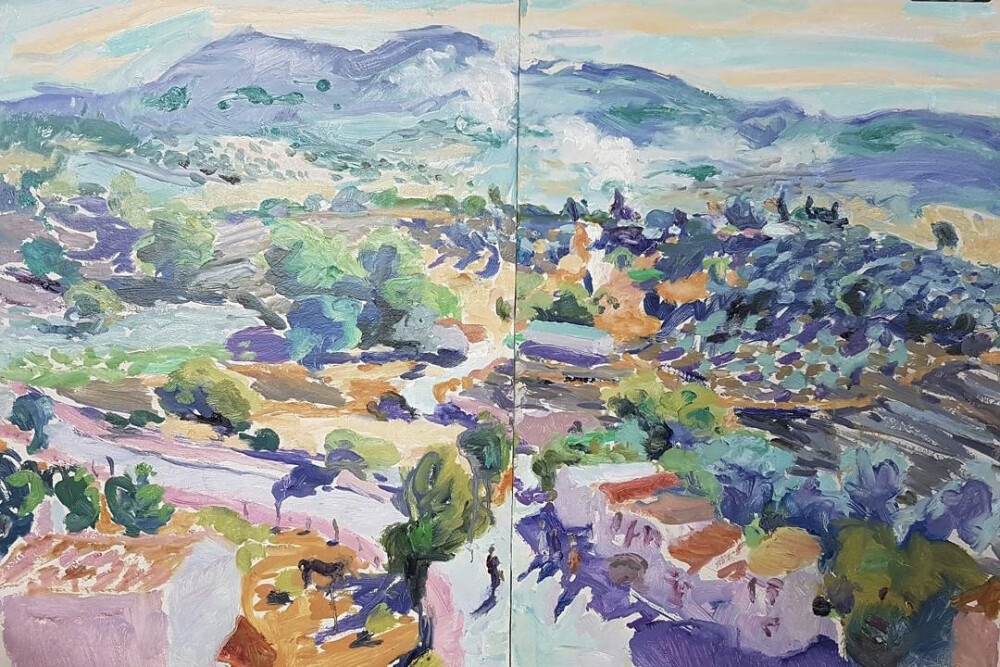 雨果·格伦维尔（Hugo Grenville， 1958-），英国著名浪漫主义画家。他出生于1958年，15岁时就有作品在伦敦切尔西艺术学会展出。
他作为一名画家的职业生涯开始于1980年代后期，直到1999年他在巴黎的一个展览中亲眼目睹了野兽派的作品，他的作品才变得更加丰富多彩。
