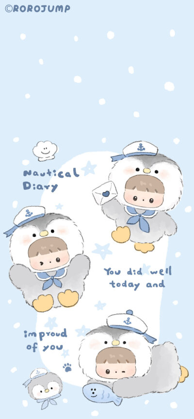 海军小企鹅壁纸