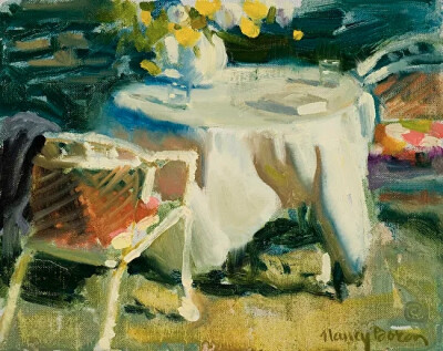 南希·博伦 (Nancy Boren) ，美国女画家。美国印象派协会会员，美国油画家签名会员（2016 年铜奖），美国女性艺术家大师签名会员（2015 年、2014 年金奖），美国肖像协会会员。