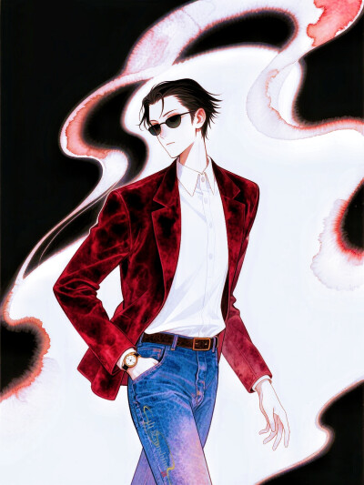 马年大吉|愿新年胜旧年#立绘#服设#角色设计#充能计划画画 #私服