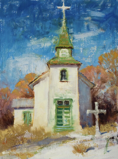 南希·博伦 (Nancy Boren) ，美国女画家。美国印象派协会会员，美国油画家签名会员（2016 年铜奖），美国女性艺术家大师签名会员（2015 年、2014 年金奖），美国肖像协会会员。