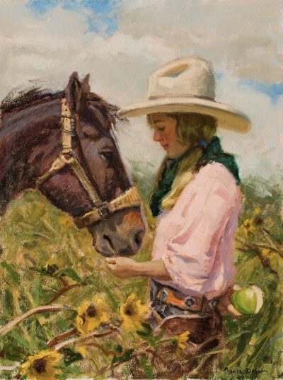 南希·博伦 (Nancy Boren) ，美国女画家。美国印象派协会会员，美国油画家签名会员（2016 年铜奖），美国女性艺术家大师签名会员（2015 年、2014 年金奖），美国肖像协会会员。