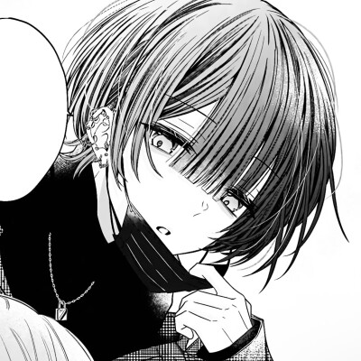 黑白漫画/女生头像