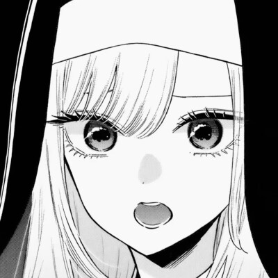 黑白漫画/女生头像