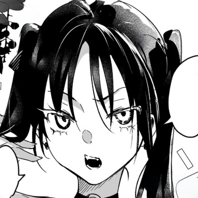 黑白漫画/女生头像