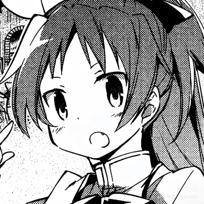 黑白漫画/女生头像