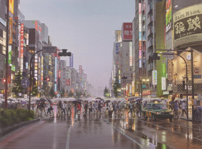 这位把水彩玩得如此高深莫测的艺术家
就是来自法国巴黎的水彩画家
Thierry Duval
他现在虽已经70岁了
依旧致力于超写实水彩创作中乐此不疲
几乎每个星期，都能在INS上看到他更新作品
