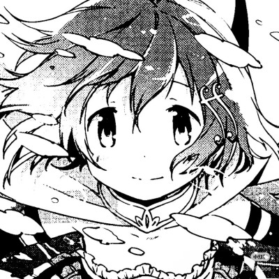 黑白漫画/女生头像