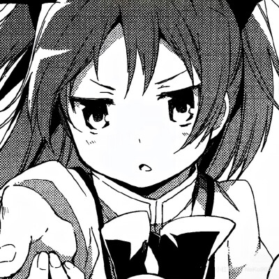 黑白漫画/女生头像