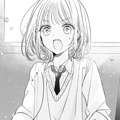 黑白漫画/女生头像