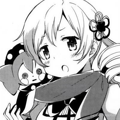 黑白漫画/女生头像