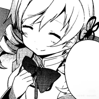 黑白漫画/女生头像