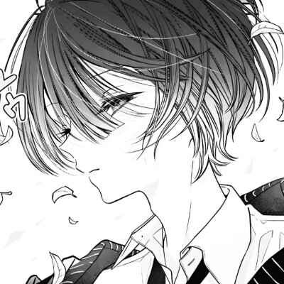 黑白漫画/女生头像