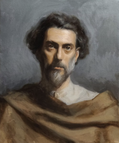 加布里埃尔·J·刘易斯（英国伦敦）是一位将传统精细写实与现代视觉语言完美融合的年轻画家。他不仅技艺扎实，还勇于在古典题材中注入个人表达与当代张力，他以精细肖像与历史题材重构见长。加布里埃尔擅长古典写实的…