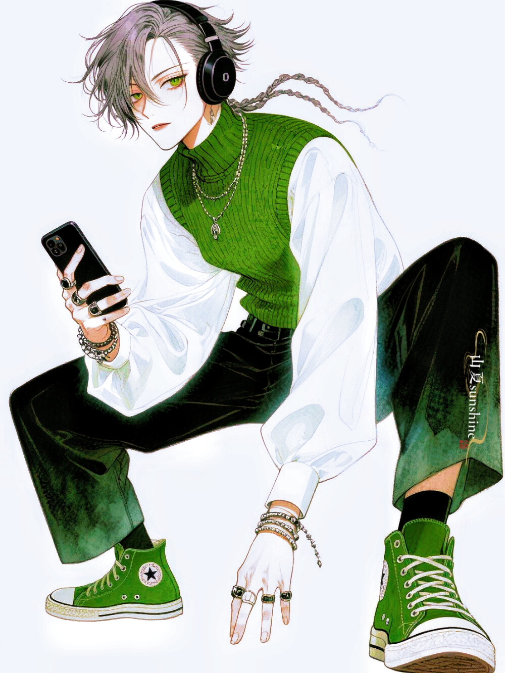 我型我秀|且向春行#Cos场照#立绘#服设#角色设计#私服