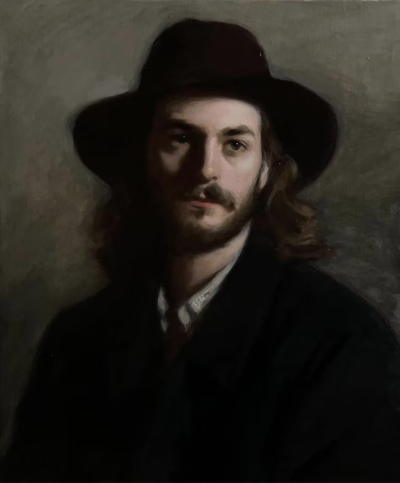 加布里埃尔·J·刘易斯（英国伦敦）是一位将传统精细写实与现代视觉语言完美融合的年轻画家。他不仅技艺扎实，还勇于在古典题材中注入个人表达与当代张力，他以精细肖像与历史题材重构见长。加布里埃尔擅长古典写实的…