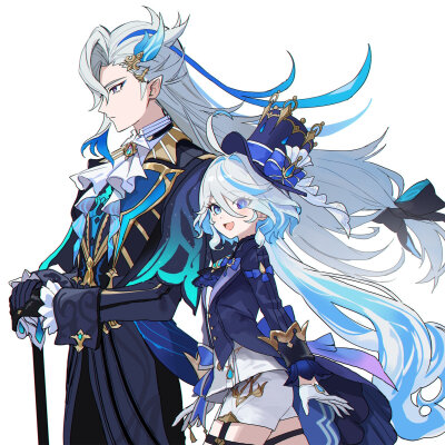 「那维莱特&芙宁娜」
X：code_tesseract