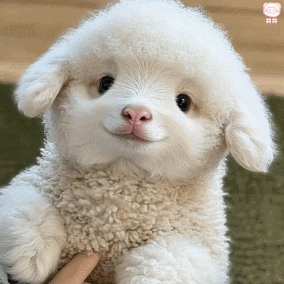 可爱小羊表情包动图