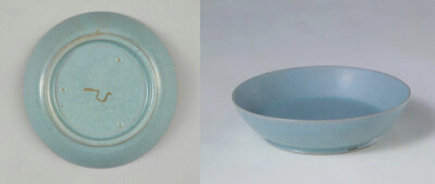 北宋 汝窑天青釉圆洗
故宫博物院藏
