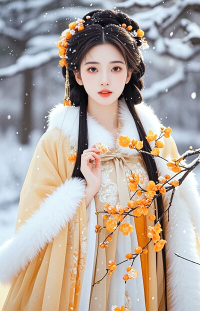 腊梅含雪雲顶翠