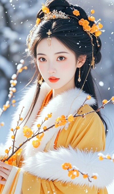 腊梅含雪雲顶翠