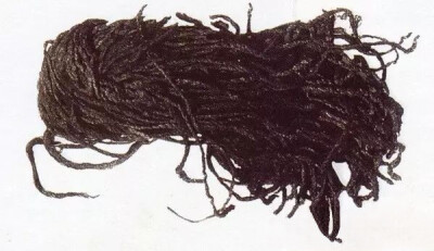 新石器时代  丝线
浙江省湖州市钱山漾新石器遗址出土
