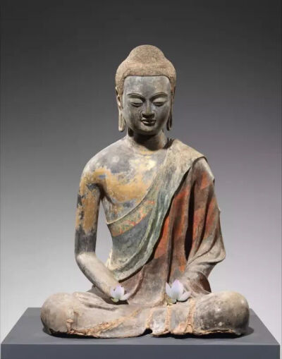 唐代 夹纻佛像
美国纽约大都会博物馆藏
