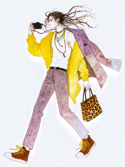 我型我秀|不必费力讨好目光，真正的光芒，是忠于自我的模样#立绘#服设#角色设计#私服#cos 场照