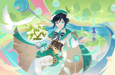 原神「捕风的归客」活动介绍里的几张插画截修
来源@妮露小姐的猫solay