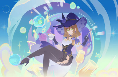 原神「捕风的归客」活动介绍里的几张插画截修
来源@妮露小姐的猫solay