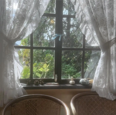 窗景背景图 绿色系背景图