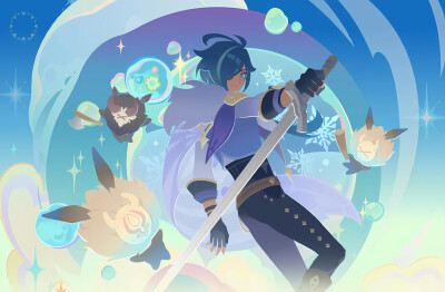 原神「捕风的归客」活动介绍里的几张插画截修
来源@妮露小姐的猫solay