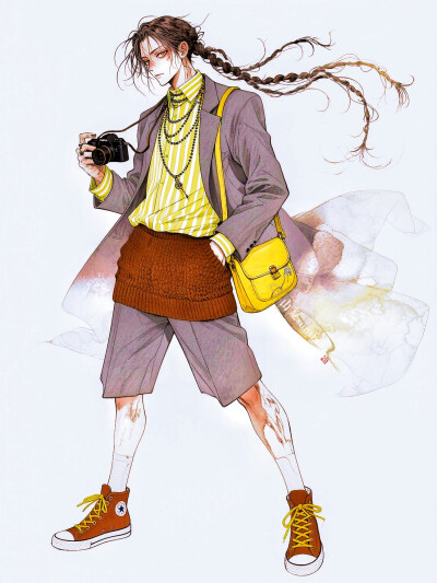 我型我秀|不必费力讨好目光，真正的光芒，是忠于自我的模样#立绘#服设#角色设计#私服#cos 场照