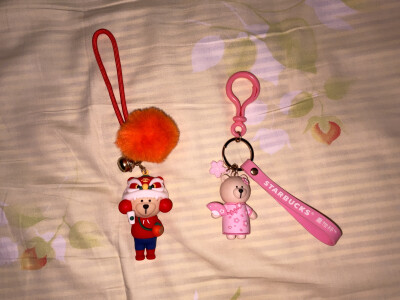 星巴克小熊挂件