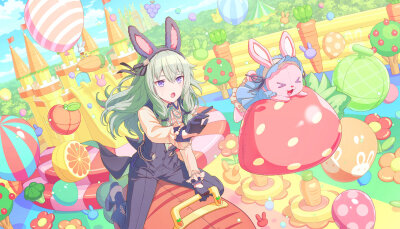 来源@Project_SEKAI搬运
「Rabbit Kingdom♡ 招募」举办中
▽登场成员
【びっくりなそっくりさん！？】★4 凤笑梦
【宇宙でドタバタシューティング！】★4 神代类
【リンがついてるよ！】★4 镜音铃[Wonderlands×Sho…