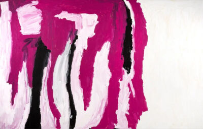 Mirdidingkingathi Juwarnda Sally Gabori（1924–2015）Nyinyilki，2010年，合成聚合物颜料，亚麻布面 ©2025，苏黎世 ProLitteris；Mirdidingkingathi Juwarnda Sally Gabori ©艺术家遗产与墨尔本 Alcaston 画廊，…