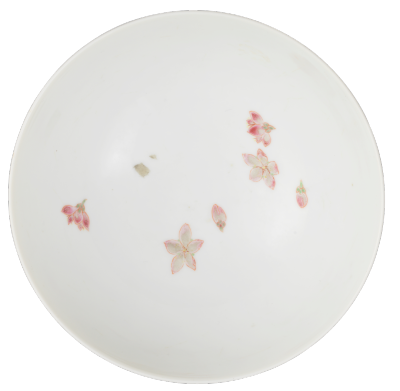 清雍正 粉彩灵山福海图碗