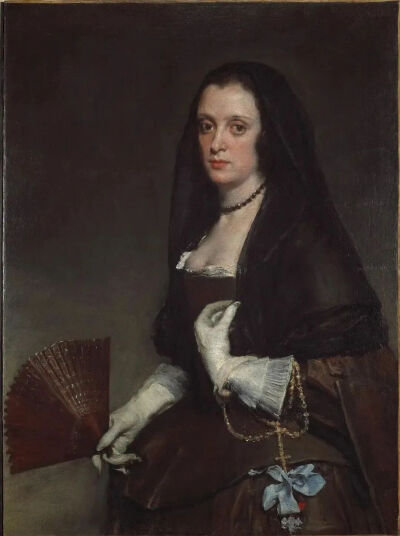 委拉斯凯兹，《手拿扇子的女士》，1635