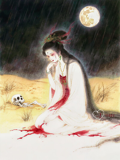 山川载不动太多悲哀，岁月经不起太长的等待。#古风#情绪#人生#问情