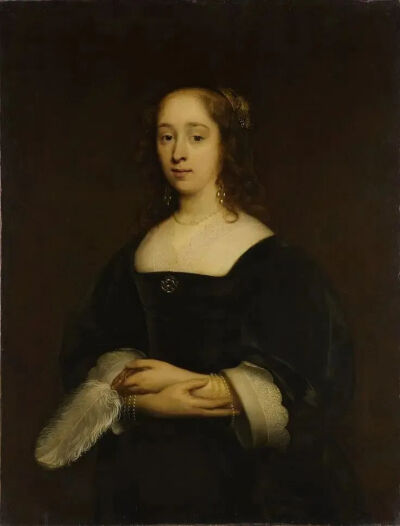 科尼利厄斯·约翰逊，《女子肖像》，1648