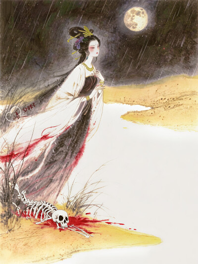 山川载不动太多悲哀，岁月经不起太长的等待。#古风#情绪#人生#问情