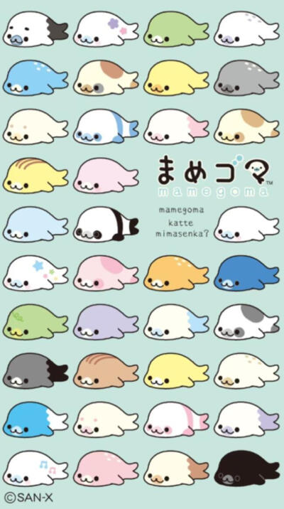 都芝麻海豹图鉴