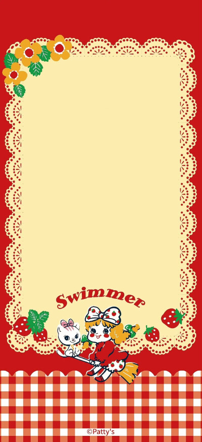 Swimmer 复古形象小可爱们 ！背景 头像 壁纸 